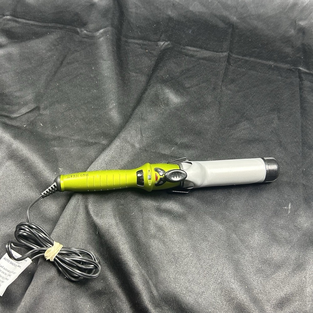 Bed Head TIGI Curling Iron 1.5 Inch Barrel Lime Green Hair Styling Tool